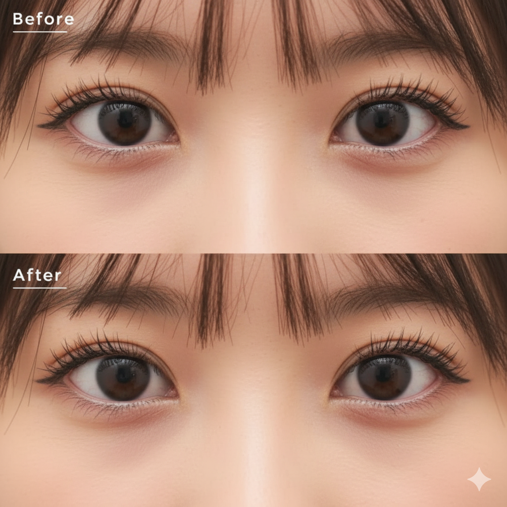 薄い二重からくっきり二重へ